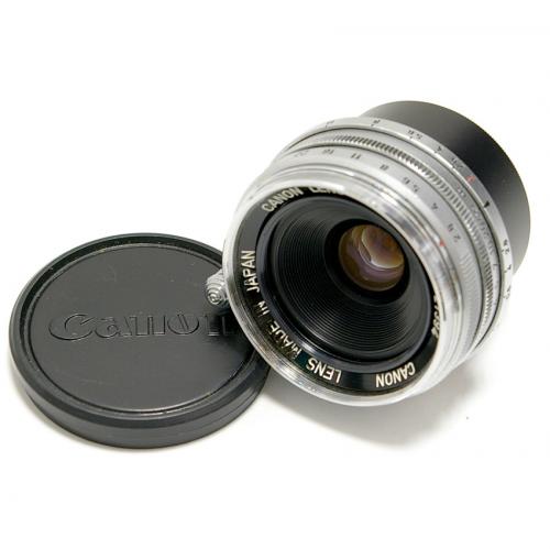 中古 キャノン 28mm F2.8 ライカLマウント Canon 【中古レンズ】 G6136