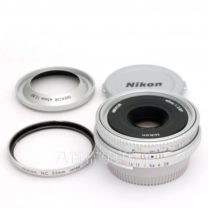 【中古】 ニコン Ai Nikkor 45mm F2.8P シルバー Nikon  ニッコール 中古レンズ 32590