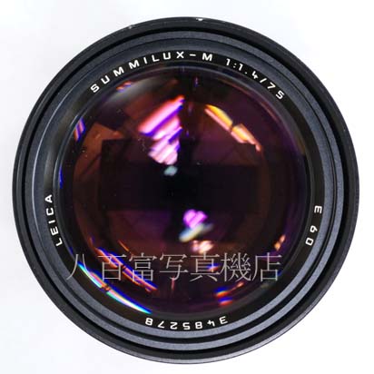 【中古】 ライカ ズミルックス M 75mm F1.4 ライカMマウント Leica  SUMMILUX 中古交換レンズ 41575