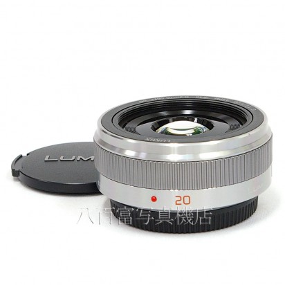 【中古】 パナソニック LUMIX G 20mm F1.7 II ASPH シルバー Panasonic H-H020A-S 中古レンズ 27539