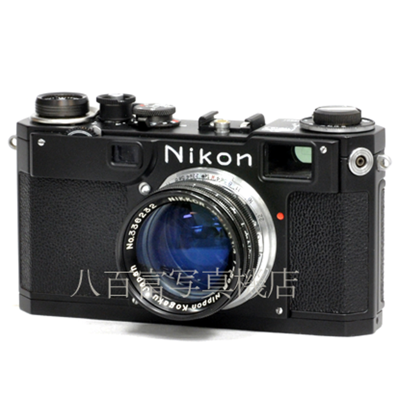 【中古】 ニコン S2 5cm F1.4セット 前期型 後塗りブラック Nikon 中古フイルムカメラ 52305