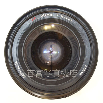 【中古】 ミノルタ AF 28mm F2 αシリーズ MINOLTA 中古交換レンズ 44090