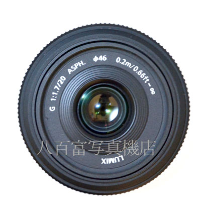【中古】  パナソニック LUMIX G 20mm F1.7 ASPH. Panasonic 中古交換レンズ 44017