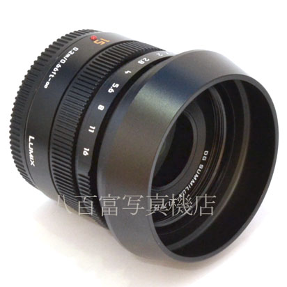 【中古】 パナソニック LEICA DG SUMMILUX 15mm F1.7 ASPH ブラック マイクロフォーサーズ用 Panasonic ズミルックス 中古交換レンズ 44076