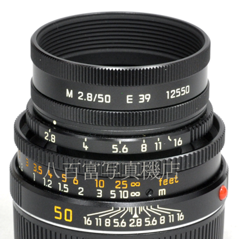 【中古】 ライカ ELMAR-M 50mm F2.8 ライカMマウント ブラック Leica エルマー 中古交換レンズ 52358