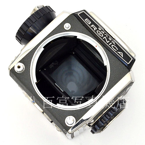 【中古】 ゼンザ ブロニカ S2 シルバー 前期 Nikkor-P 75mm F2.8 セット ZENZA BRONICA 中古フイルムカメラ 40975