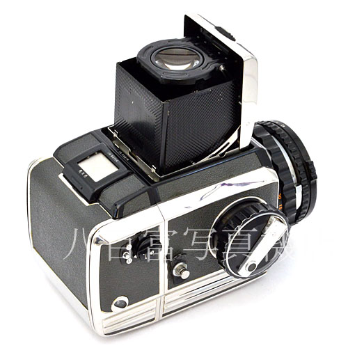【中古】 ゼンザ ブロニカ S2 シルバー 前期 Nikkor-P 75mm F2.8 セット ZENZA BRONICA 中古フイルムカメラ 40975