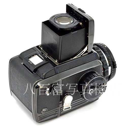 【中古】 ゼンザ ブロニカ S2 ブラック 前期 Nikkor-P 75mm F2.8 セット ZENZA BRONICA 中古フイルムカメラ 30792