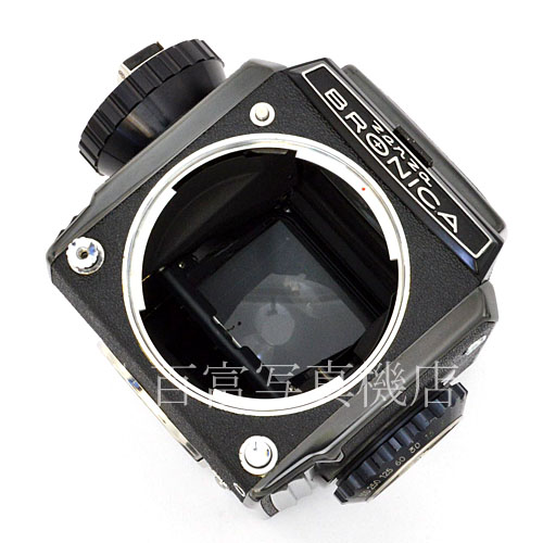 【中古】 ゼンザ ブロニカ S2 ブラック 前期 Nikkor-P 75mm F2.8 セット ZENZA BRONICA 中古フイルムカメラ 30792