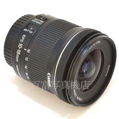 【中古】 キヤノン EF-S 10-18mm F4.5-5.6 IS STM Canon 中古交換レンズ 44126