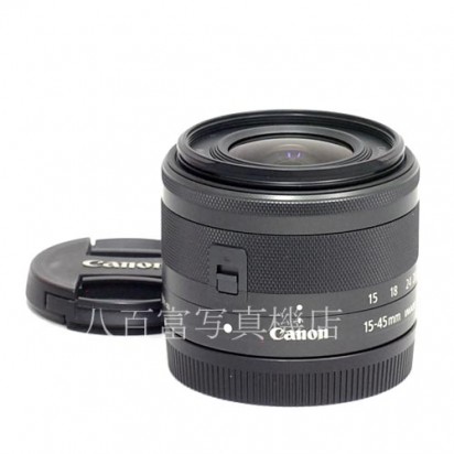 【中古】　キヤノン EF-M15-45mm F3.5-6.3 IS STM ブラック Canon 中古レンズ 38639