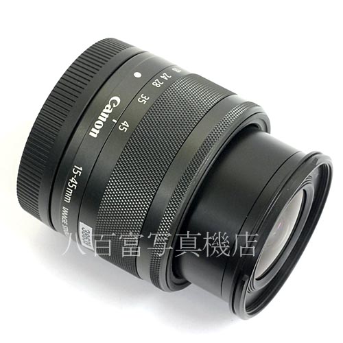 【中古】　キヤノン EF-M15-45mm F3.5-6.3 IS STM ブラック Canon 中古レンズ 38639