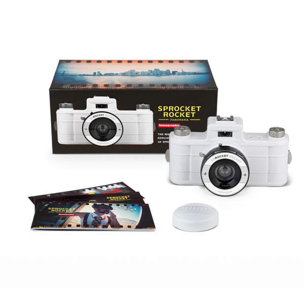 ロモグラフィー Sprocket Rocket 35mm パノラマカメラ / Coconut / フィルムカメラ / スプロケット / Lomography