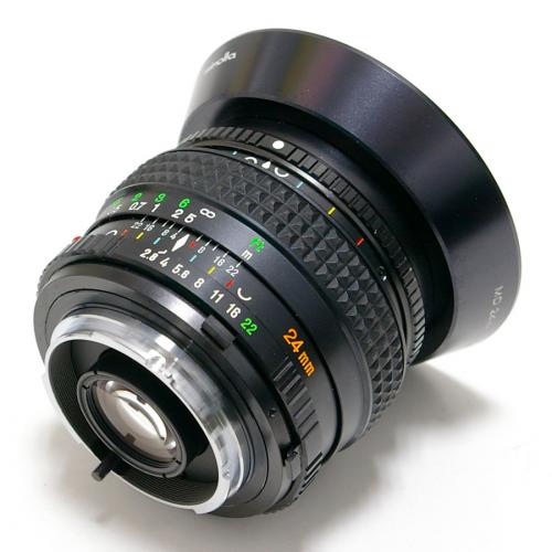 中古 ミノルタ MD VFC ROKKOR 24mm F2.8 minolta 【中古レンズ】