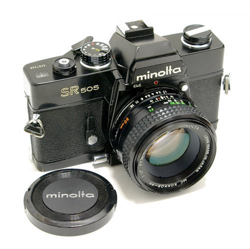 中古 ミノルタ SR505 ブラック 50mm F1.4 セット minolta