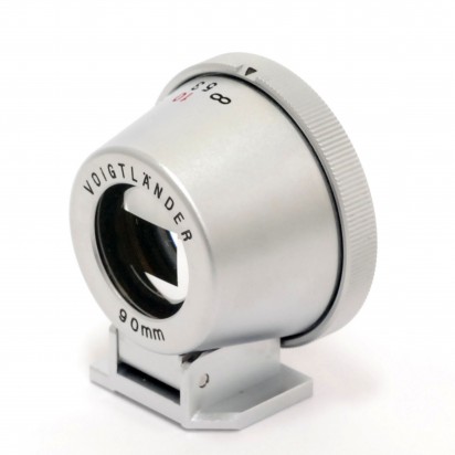 【中古】 フォクトレンダー 90mm ビューファインダー  シルバー Voigtlander　View Finder　中古アクセサリー　41505