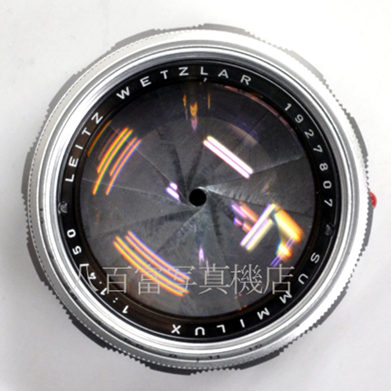 【中古】 ライカ ライツ SUMMILUX 50mm F1.4 シルバー ライカMマウント Leica Leitz ズミルックス 中古交換レンズ 52627
