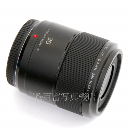 【中古】 パナソニック LUMIX G MACRO 30mm F2.8 ASPH./MEGA O.I.S. ブラック Panasonic マクロ H-HS030 中古レンズ 32867