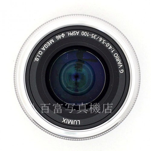 【中古】 パナソニック LUMIX G VARIO 35-100mm F4.0-5.6 ASPH./MEGA O.I.S. シルバー Panasonic 中古交換レンズ 48190