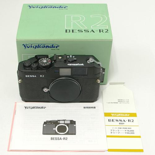 中古 フォクトレンダー ベッサ R2 ブラック ボディ (BESSA-R2)