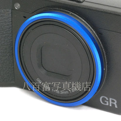 【中古】 リコー GR III リングキャップ ブルー RICOH RING CAP 中古アクセサリー 42621