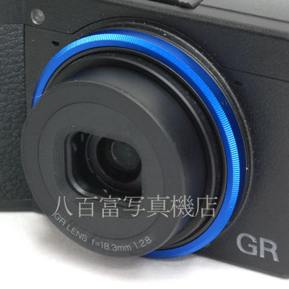 【中古】 リコー GR III リングキャップ ブルー RICOH RING CAP 中古アクセサリー 42621