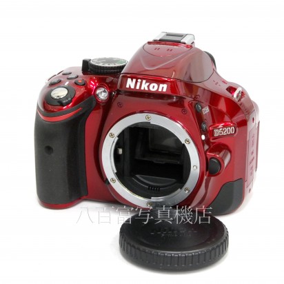 【中古】 ニコン D5200 レッド ボディ Nikon 中古カメラ 32863