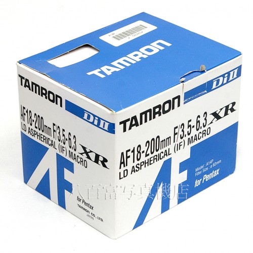 【中古】 タムロン AF 18-200mm F3.5-6.3 XR DiII ペンタックス用 A14 TAMRON 中古レンズ 27810