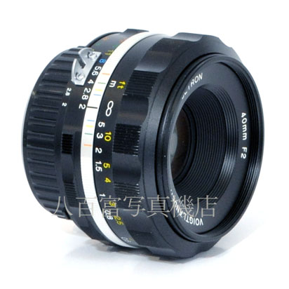 【中古】 フォクトレンダー ULTRON 40mm F2 SLII S ブラックリム ニコンAi-S用 Voigtlander ウルトロン 中古レンズ  36655