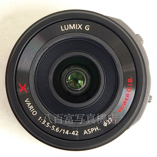 【中古】 パナソニック LUMIX G X VARIO PZ 14-42mm F3.5-5.6 ASPH. POWER O.I.S. ブラック 中古レンズ 27804