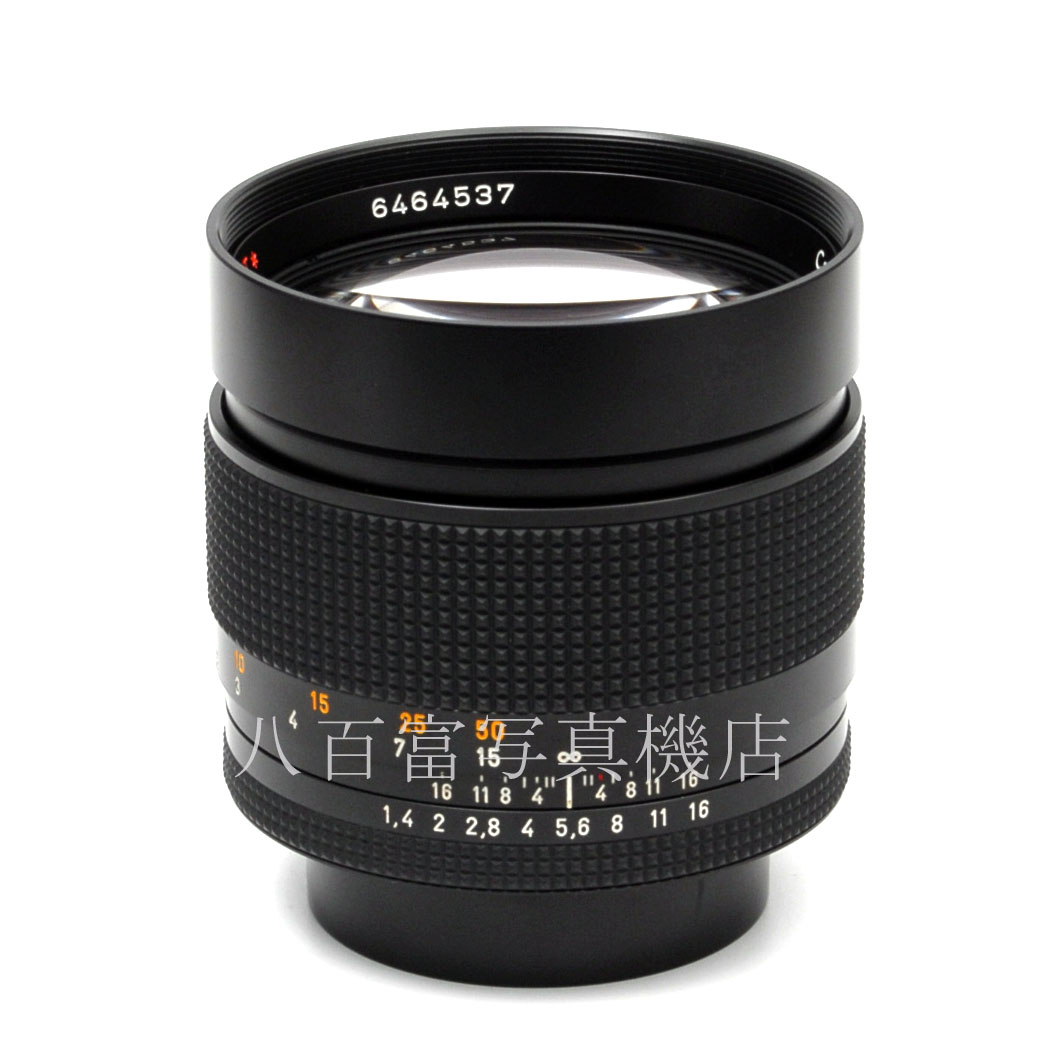 【中古】 カールツァイス プラナー T* 85mm F1.4 AE ジャーマニー コンタックス/ヤシカ用 CarlZeiss Planar 中古交換レンズ 63835