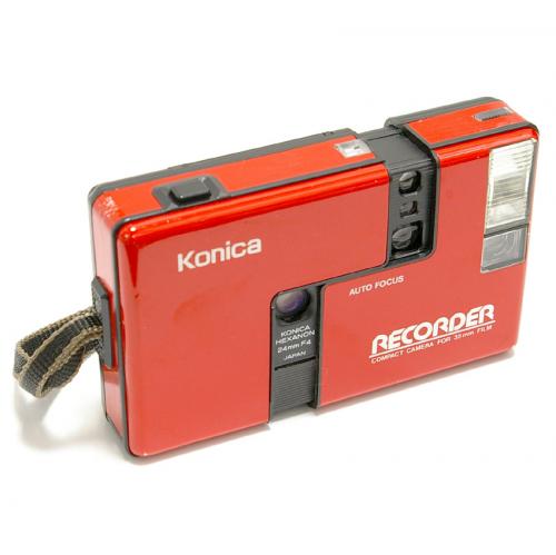 販売済み 中古 コニカ レコーダー レッド / Konica RECORDER