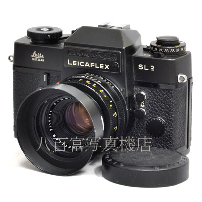 【中古】 ライカ ライカフレックス SL2 ブラック 50mm F2 セット Leicaflex 中古フイルムカメラ 24443