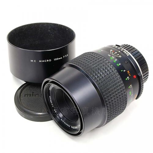 中古レンズ ミノルタ MC MACRO ROKKOR 100mm F3.5 minolta 17022