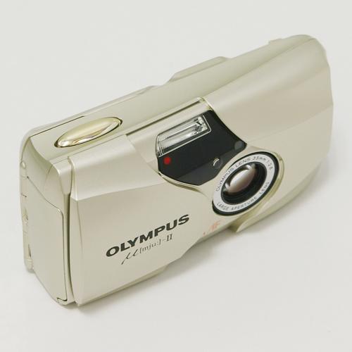 中古 オリンパス μ-II シャンパンゴールド OLYMPUS