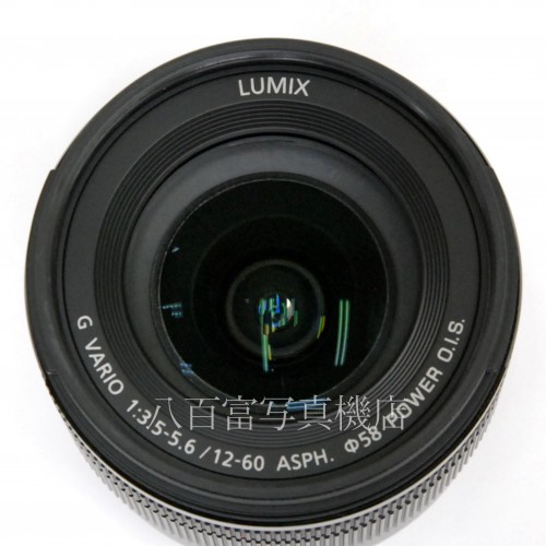 【中古】 パナソニック LUMIX G VARIO 12-60mm F3.5-5.6 ASPH. POWER O.I.S. Panasonic H-FS12060 中古レンズ 32868