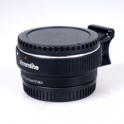 Commlite マウントアダプター CM-EF-NEX B　[レンズ側:キヤノンEF(EF-Sレンズ対応) ボディ側:ソニーE 電子接点付き] コムライト