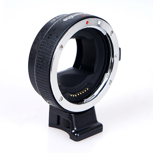 Commlite マウントアダプター CM-EF-NEX B　[レンズ側:キヤノンEF(EF-Sレンズ対応) ボディ側:ソニーE 電子接点付き] コムライト-image