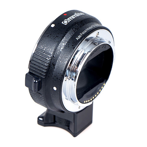 Commlite マウントアダプター CM-EF-NEX B　[レンズ側:キヤノンEF(EF-Sレンズ対応) ボディ側:ソニーE 電子接点付き] コムライト-image