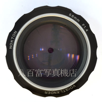 【中古】 フォクトレンダー NOKTON 58mm F1.4 SLII S シルバーリム ニコンAi-S用 Voigtlander ノクトン 中古交換レンズ 44285