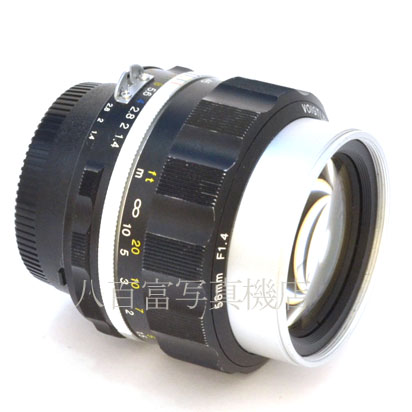 【中古】 フォクトレンダー NOKTON 58mm F1.4 SLII S シルバーリム ニコンAi-S用 Voigtlander ノクトン 中古交換レンズ 44285