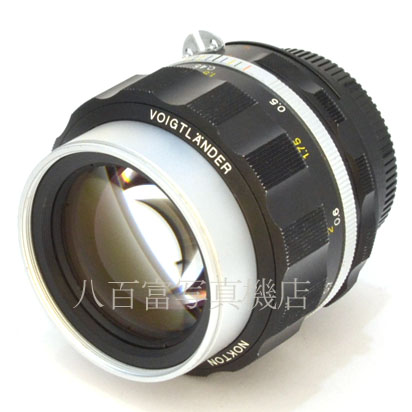 【中古】 フォクトレンダー NOKTON 58mm F1.4 SLII S シルバーリム ニコンAi-S用 Voigtlander ノクトン 中古交換レンズ 44285