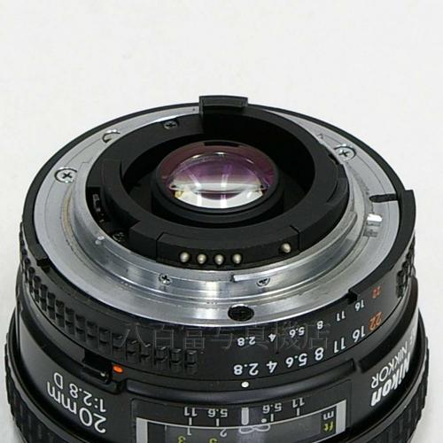 中古レンズ ニコン AF Nikkor 20mm F2.8D Nikon / ニッコール 17077