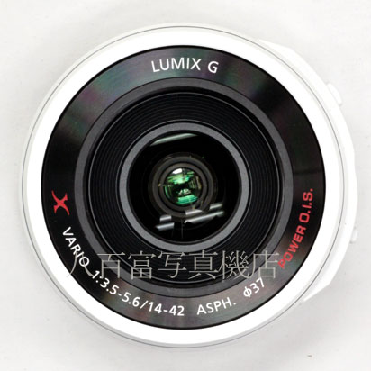 【中古】 パナソニック LUMIX G X バリオ 14-42mm F3.5-5.6 ホワイト 中古交換レンズ 44319