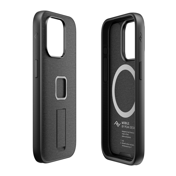 ピークデザイン エブリデイ ループ ケース iPhone 15 Pro V2 / チャコール / M-LC-BK-CH-2 / PeakDesign