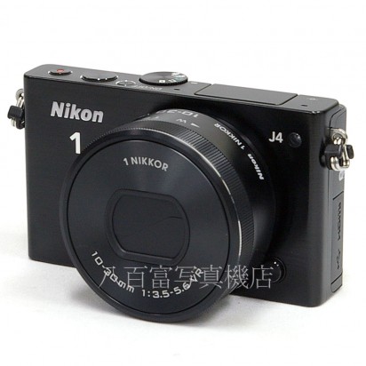 【中古】 ニコン Nikon1 J4 標準パワーズームレンズキット ブラック 中古カメラ 27979