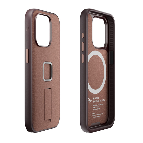 ピークデザイン エブリデイ ループ ケース iPhone 15 Pro V2 / レッドウッド / M-LC-BK-RD-2 / PeakDesign