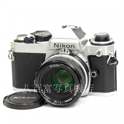 【中古】 ニコン FE シルバー 50mm F1.8セット Nikon 中古カメラ 38483