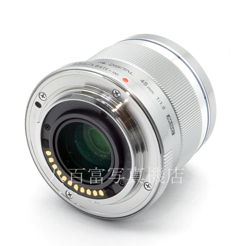 【中古】 オリンパス M.ZUIKO DIGITAL 45mm F1.8 シルバー OLYMPUS ズイコー マイクロフォーサーズ 中古交換レンズ A46081