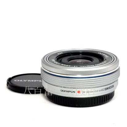 【中古】 オリンパス M.ZUIKO DIGITAL ED 14-42mm F3.5-5.6 EZ シルバー OLYMPUS 中古交換レンズ 39706